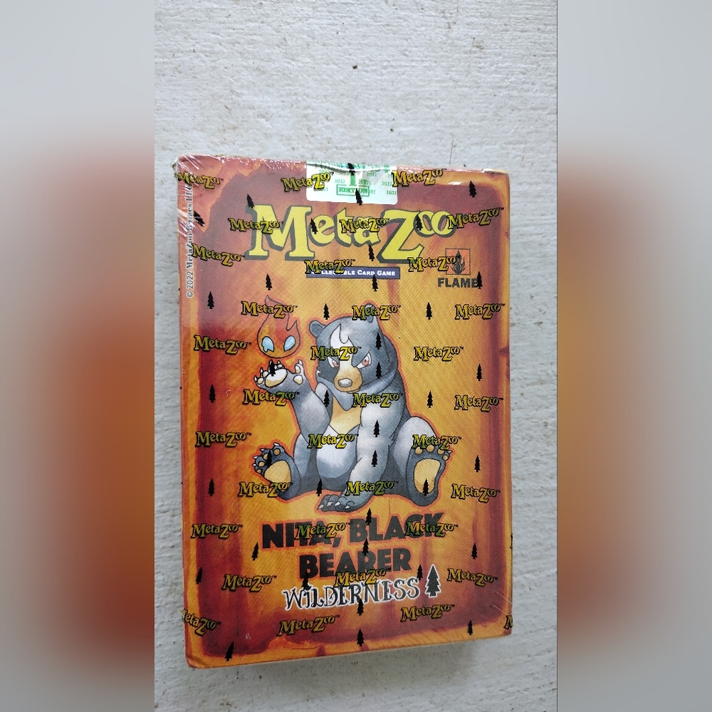 METAZOO Wilderness 1st Edition NITA BLACK BEARER Card Promo Sealed Theme Deck